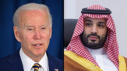 Biden y el príncipe heredero saudí Mohammad bin Salman. 