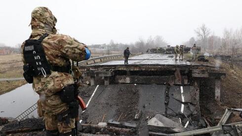 Puente en ruinas en Chernígov, la ciudad de origen de Margarita y su madre. (Ziv Koren) Puente en ruinas en Chernígov, la ciudad de origen de Margarita y su madre.
