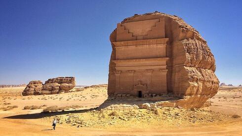 Las ruinas ubicadas en territorio saudita. 