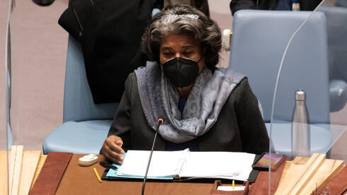La embajadora de Estados Unidos ante la ONU, Linda Thomas-Greenfield.