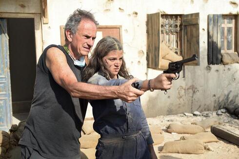 Detrás de escena de "Imagen de la victoria", la nueva película israelí de Netflix.