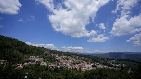 Vista de Serrastretta, sur de Italia.