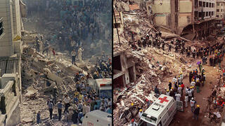 El ataque a la comunidad judía en 1994 y el ataque a la embajada en 1992. Irán no tuvo participación en el  terreno. 
