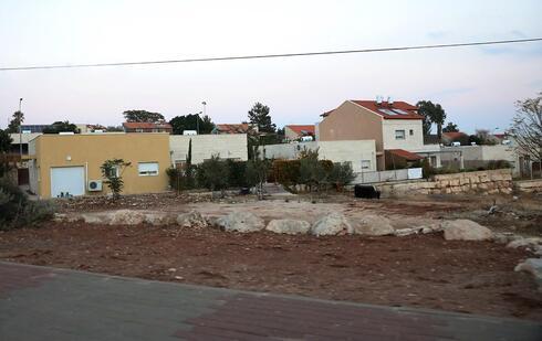 Algunas de las construcciones en Mitzpe Kramim, Cisjordania. 