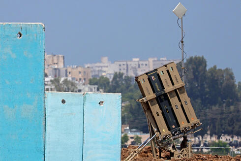 Batería de defensa antimisiles Cúpula de Hierro en el sur de Israel. 