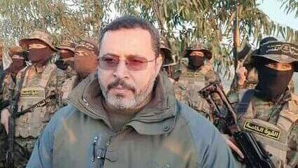 Comandante de la Yihad Islámica asesinado, Khaled Mansour. 