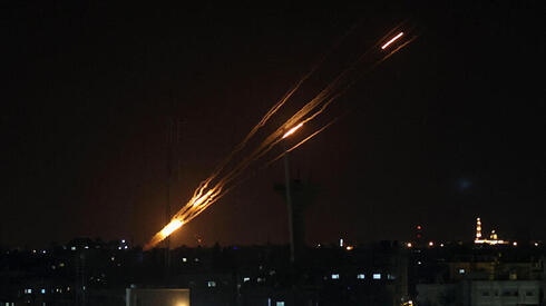 Cohetes disparados desde la Franja hacia Israel. 