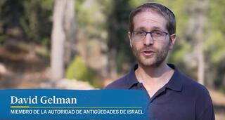 David Gelman, de la Autoridad de Antigüedades de Israel. 