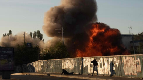 Ataque con drones rusos a Kiev el lunes