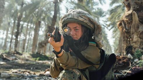 Mujer soldado de las FDI. 