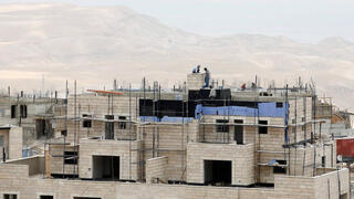 Construcción israelí en Cisjordania.