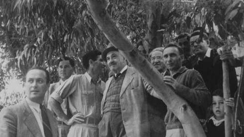 Chaim Weizmann en Nir David, 1944.