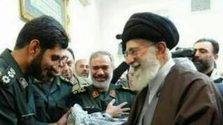 Davoud Jafari con el líder supremo de Irán Ali Khamenei