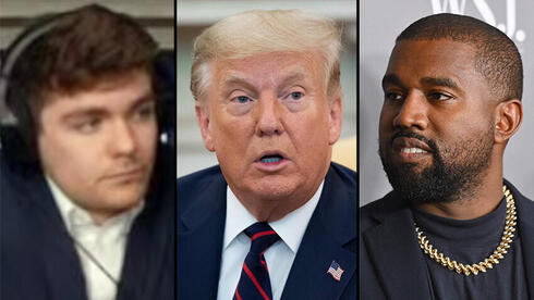 Nicholas Fuentes, Donald Trump, Kanye West