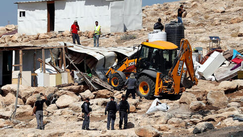Demolición en Khan al-Ahmar. 