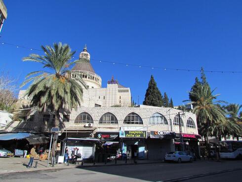 Otra vista de la ciudad de Nazaret. 
