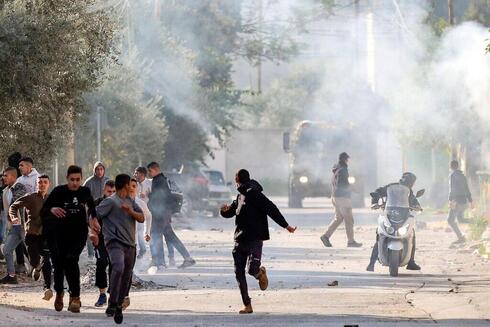 Ingreso de las fuerzas israelíes en Jenin. 