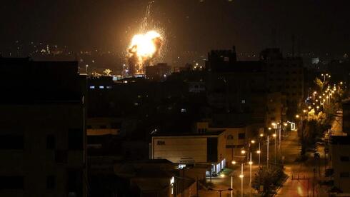 Ataque de las FDI en Gaza en represalia al lanzamiento de cohetes por parte Hamás. 