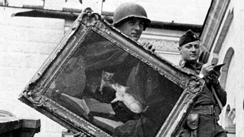 Obras de arte confiscadas por soldados nazis.