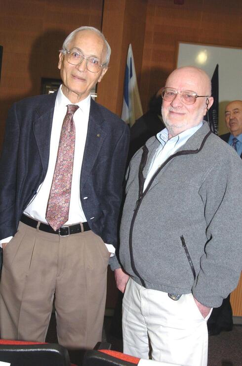 Lempel (dcha.) y Prof. Jacob Ziv.