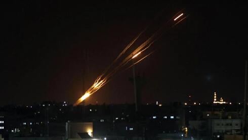 Cohetes lanzados desde Gaza hacia el sur de Israel el pasado agosto.