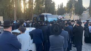 Funeral de Yaakov Yisrael Fali, de 6 años, muerto el viernes en un atentado con embestida.