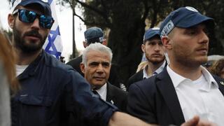 Yair Lapid, líder de la oposición.