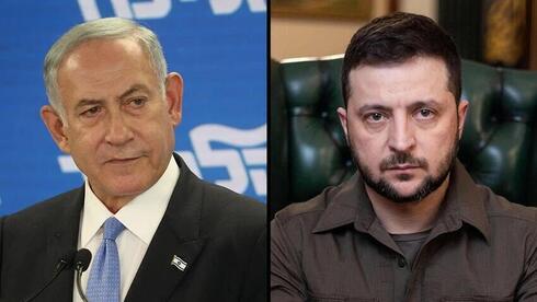 Benjamín Netanyahu, primer ministro de Israel, y Volodimir Zelenski, presidente de Ucrania. (Shaul Golan, Reuters) Benjamín Netanyahu, primer ministro de Israel, y Volodimir Zelenski, presidente de Ucrania.