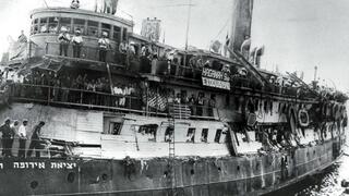 El barco SS Exodus. 