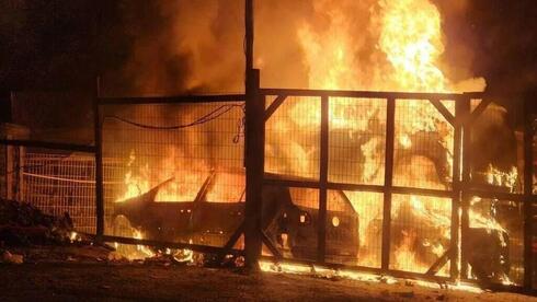 Otro de los incendios provocados en la ciudad cisjordana. 