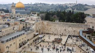 El Muro de los Lamentos, de Jerusalem. 