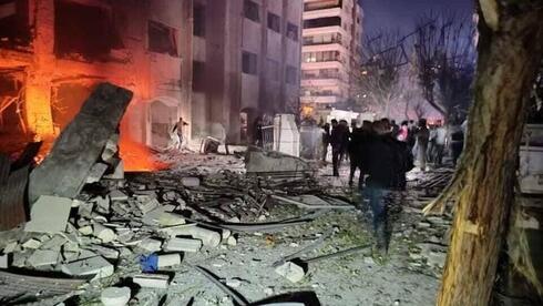 Daños en Damasco en un ataque anterior. 