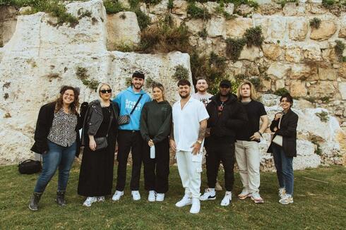Influencers de TikTok que visitaron Israel la semana pasada. 