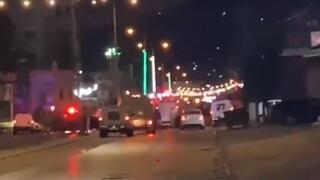 Lugar donde ocurrió el atentado en Huwara este sábado. 