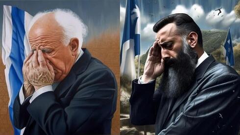 Ben Gurion y Theodor Herzl. 