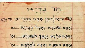 La Hagadá escrita a mano que sobrevivió al Holocausto.