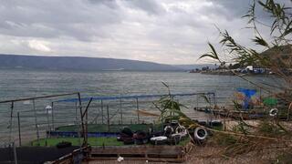 El Mar de Galilea. 