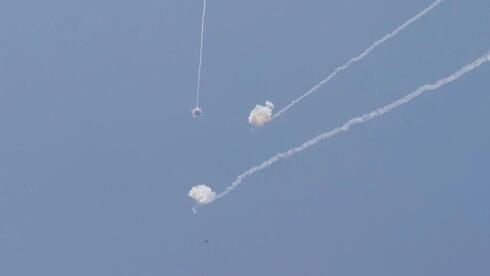 La Cúpula de Hierro intercepta cohetes de Gaza este miércoles.