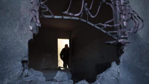 Una vivienda de Sderot tras el impacto directo de un cohete de Gaza.