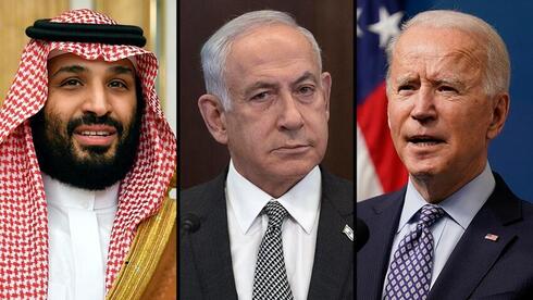 MBS, Benjamin Netanyahu, Joe Biden. 