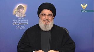El secretario general de Hezbollah, Hassan Nasrallah.