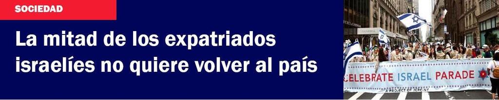 Banner expatriados israelíes