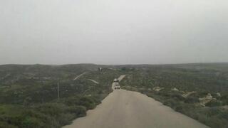 Carretera que conduce al asentamiento de Teneh Omarim. 