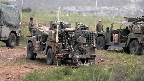 Tropas de las FDI desplegadas en la frontera con el Líbano. 