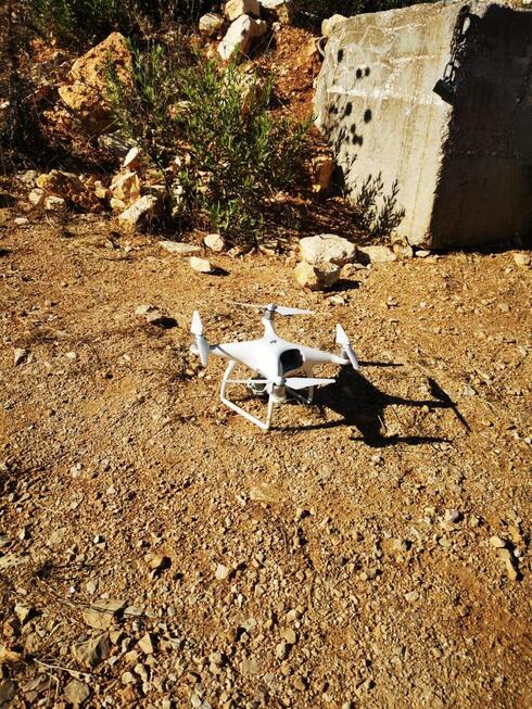 Un dron de Hezbollah interceptado en Israel.