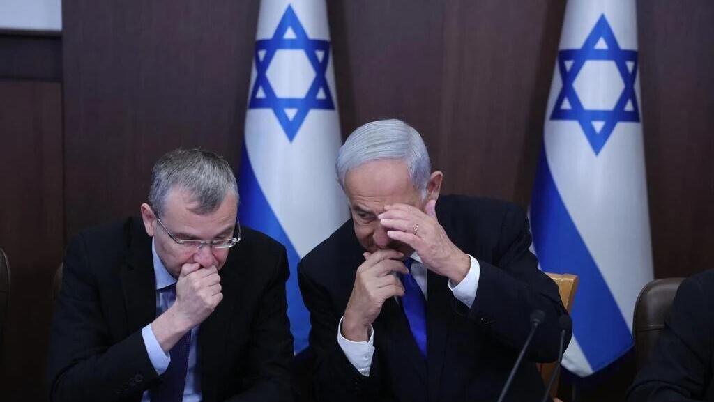Yariv Levin, Benjamin Netanyahu.