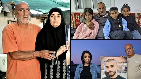 Familias árabes-israelíes que perdieron a sus hijos a causa de la delincuencia.