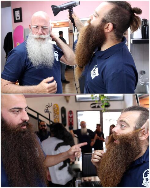 Equipo nacional de barba de Israel. 