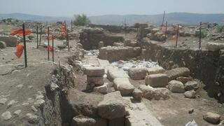 Yacimiento arqueológico cerca del Mar de Galilea.