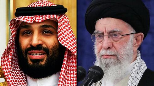 El líder supremo de Irán, el ayatolá Ali Jamenei, y el príncipe saudí Mohammad Bin Salman.